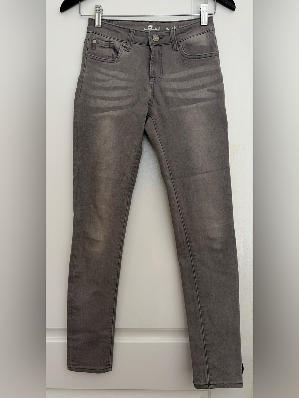 7 FOR ALL MANKIND The Skinny Faded Jeans